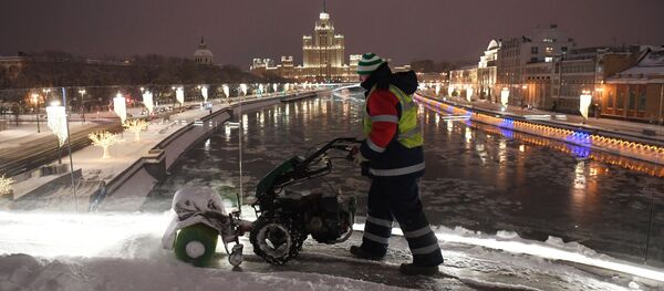 Снегопад в Москве - 俄羅斯衛星通訊社
