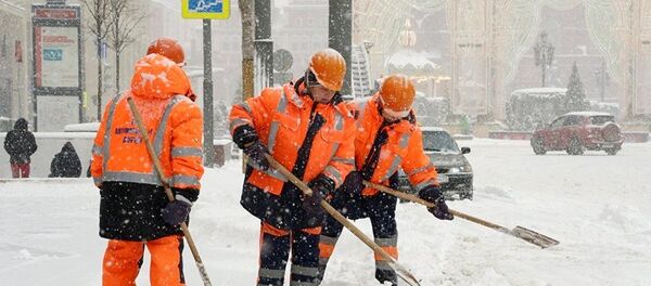 Снегопад в Москве - 俄罗斯卫星通讯社