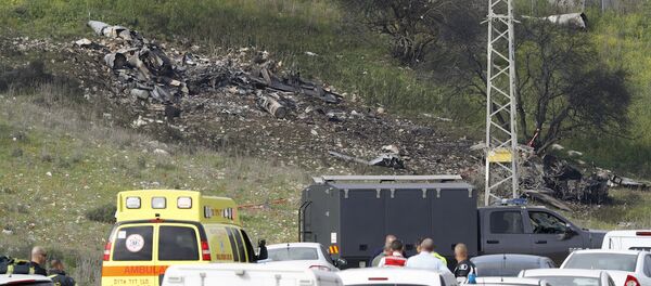 F-16戰鬥機空襲敘利亞後在以色列北部墜毀 - 俄羅斯衛星通訊社