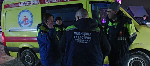 Сотрудники службы медицины катастроф в Раменском районе Московской области Сотрудники службы медицины катастроф в Раменском районе Московской области - 俄罗斯卫星通讯社