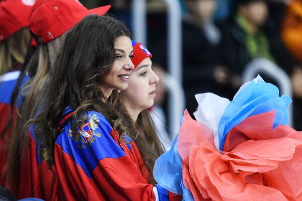 冬奥会上的俄罗斯美女啦啦队 - 俄罗斯卫星通讯社