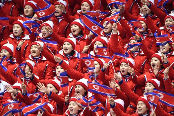 冬奧會上的朝鮮啦啦隊 - 俄羅斯衛星通訊社
