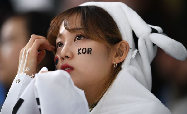 冬奥会上的韩国美女啦啦队员 - 俄罗斯卫星通讯社