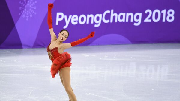 俄女子花样滑冰选手扎吉托娃被迫中断冬奥会赛场训练 - 俄罗斯卫星通讯社