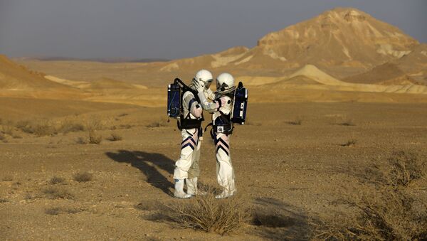 以色列在南部拉蒙坑中開始模擬登火星探險 - 俄羅斯衛星通訊社