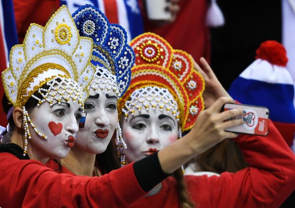 冬奥会上的俄罗斯美女啦啦队 - 俄罗斯卫星通讯社