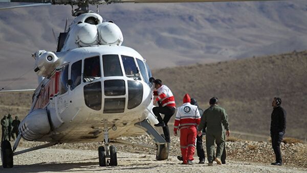 伊斯蘭革命衛隊直升機找到阿塞曼航空公司失事客機的殘骸 - 俄羅斯衛星通訊社