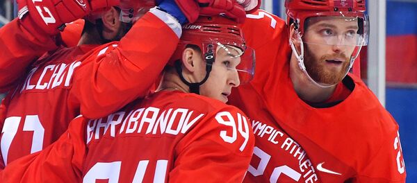 冬奥会男子冰球俄罗斯大败挪威杀入半决赛 - 俄罗斯卫星通讯社