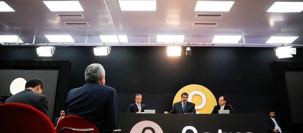 委内瑞拉财长就推行加密货币“石油币”在俄举行磋商 - 俄罗斯卫星通讯社