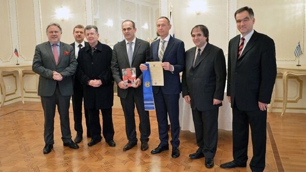 普京獲得希臘伯羅奔尼撒大學的名譽博士學位 - 俄羅斯衛星通訊社
