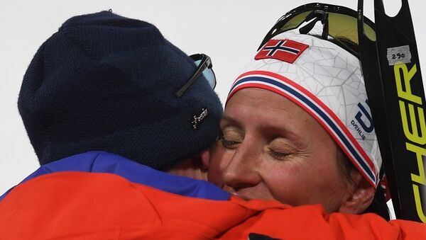 挪威滑雪运动员玛丽特·比约根 - 俄罗斯卫星通讯社