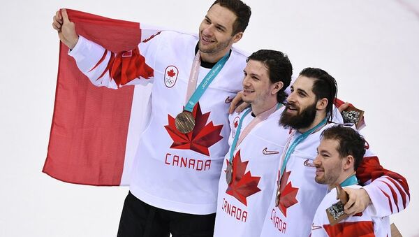 加拿大冰球国家队击败捷克队，获2018冬奥会铜牌 - 俄罗斯卫星通讯社