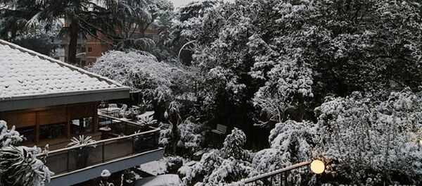 罗马经历异常寒冷 遇强降雪 - 俄罗斯卫星通讯社