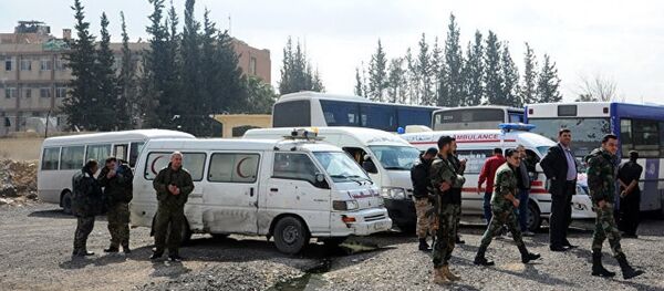 叙东古塔地区人道停火的第二天,武装分子炮击了位于人道走廊的叙政府军 叙东古塔地区人道停火的第二天,武装分子炮击了位于人道走廊的叙政府军 - 俄罗斯卫星通讯社