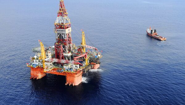 Haiyang Shiyou oil rig southeast of Hong Kong in the South China Sea - 俄罗斯卫星通讯社