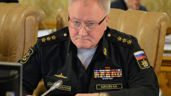 俄罗斯海军总司令科罗廖夫 - 俄罗斯卫星通讯社