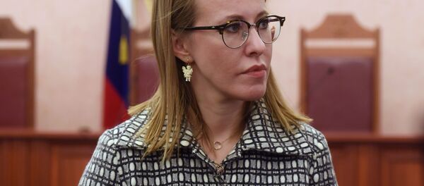 俄罗斯总统候选人克谢尼娅∙索布恰克 - 俄罗斯卫星通讯社