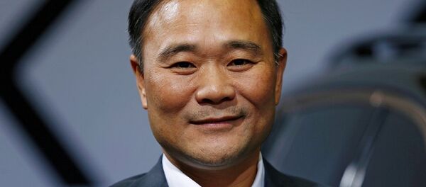 吉利集团创始人和主要持股者李书福 - 俄罗斯卫星通讯社