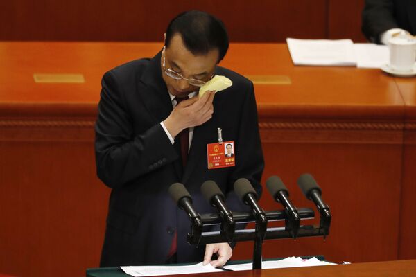 中國國務院總理李克強在十三屆全國人大一次會議上發言 - 俄羅斯衛星通訊社