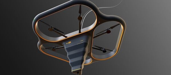 媒体：中国打造出会飞的3D建筑打印机 - 俄罗斯卫星通讯社