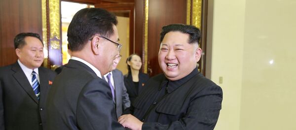 韩联社:韩朝商定4月底在板门店举行首脑会谈 - 俄罗斯卫星通讯社