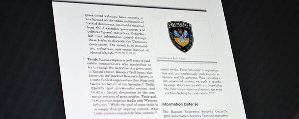  美国军事情报的报告书 - 俄罗斯卫星通讯社