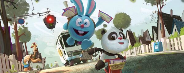 Панда и Крош - 俄罗斯卫星通讯社