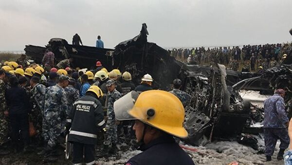 尼泊尔坠机事故导致至少40死亡 - 俄罗斯卫星通讯社