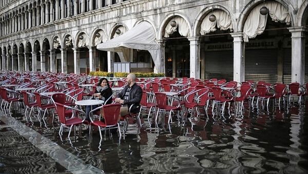 暴雨過後威尼斯近三成城區被淹 - 俄羅斯衛星通訊社
