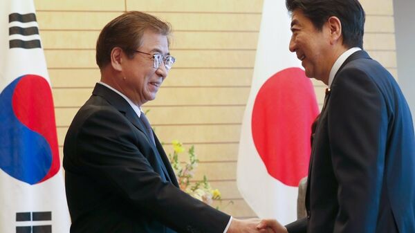 日本首相會見韓國總統特使 - 俄羅斯衛星通訊社