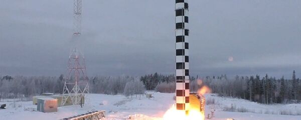 Демонстрация испытаний новейшей межконтинентальной ракеты Сармат - 俄羅斯衛星通訊社