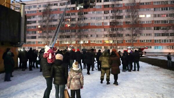 在聖彼得堡的民宅發生爆炸 - 俄羅斯衛星通訊社