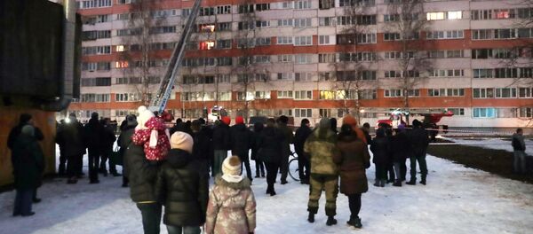 在聖彼得堡的民宅發生爆炸 - 俄羅斯衛星通訊社