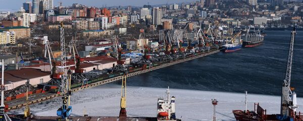 Бухта золотого рога во Владивостоке - 俄罗斯卫星通讯社