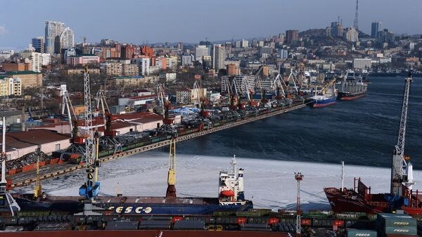 Бухта золотого рога во Владивостоке - 俄羅斯衛星通訊社