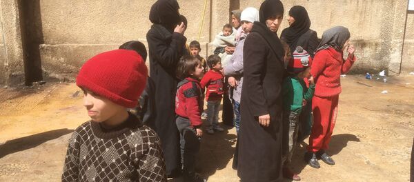 Выход жителей из Восточной Гуты, Сирия Выход жителей из Восточной Гуты, Сирия - 俄羅斯衛星通訊社