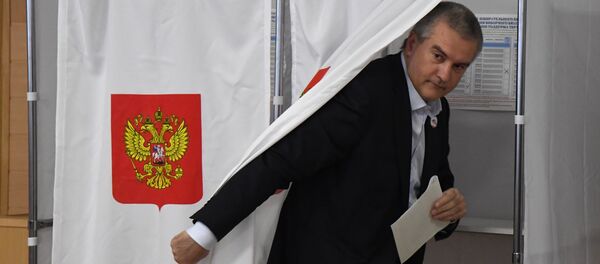 克里米亚领导人把俄总统选举与2014年全民公投相提并论 克里米亚领导人把俄总统选举与2014年全民公投相提并论 - 俄罗斯卫星通讯社