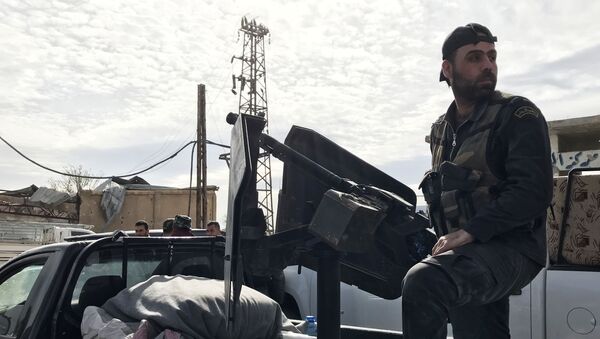 Сирийские военные в Восточной Гуте - 俄羅斯衛星通訊社