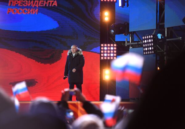 克里米亚入俄四周年音乐会集会在莫斯科举行 - 俄罗斯卫星通讯社