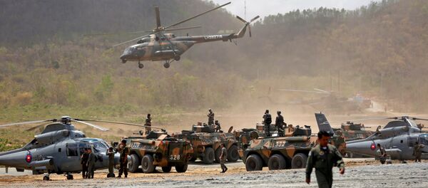 中国国防部：“金龙-2018”中柬两军联训向反恐领域拓展 - 俄罗斯卫星通讯社