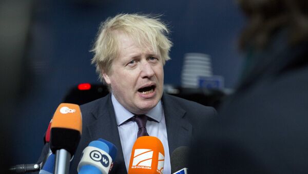 British Foreign Secretary Boris Johnson - 俄羅斯衛星通訊社