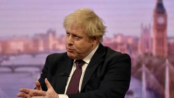 Britain's Foreign Secretary Boris Johnson - 俄羅斯衛星通訊社