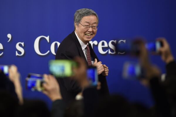 易纲将接替担任了16年央行行长的周小川。 易纲将接替担任了16年央行行长的周小川。 - 俄罗斯卫星通讯社