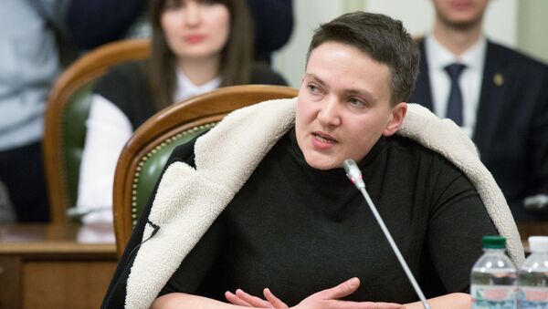 烏克蘭女議員薩夫琴科在議會大樓內被拘 - 俄羅斯衛星通訊社