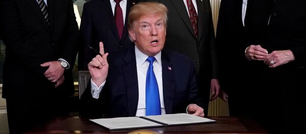 特朗普敦促中國消除貿易壁壘 - 俄羅斯衛星通訊社