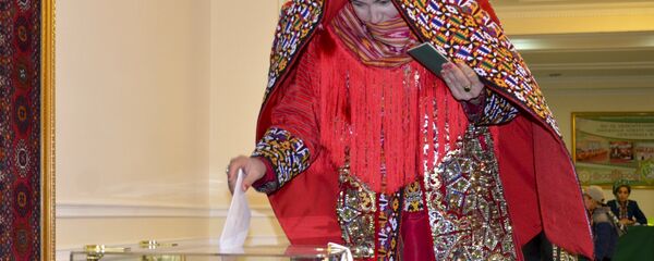 土库曼斯坦议会选举投票在歌舞中进行 - 俄罗斯卫星通讯社