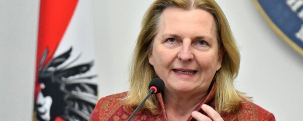 奥地利外交部长卡茵·克莱瑟 - 俄罗斯卫星通讯社