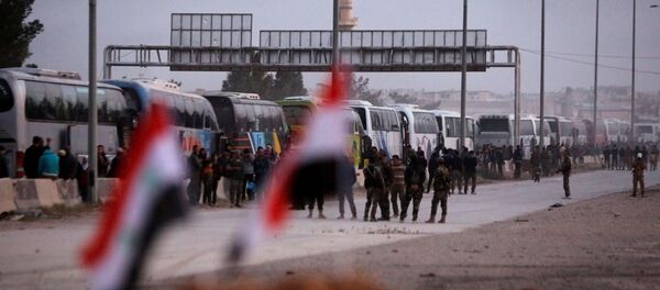 叙东古塔人道主义行动将于几天内结束 - 俄罗斯卫星通讯社