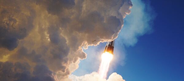 Пуск ракеты-носителя Союз-ФГ с ТПК Союз МС-07 с космодрома Байконур - 俄罗斯卫星通讯社