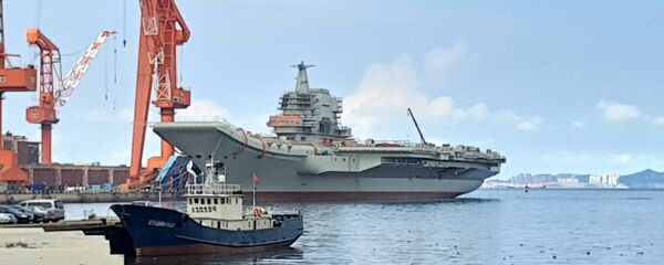 媒体：中国首艘国产航母开始第二次海试 - 俄罗斯卫星通讯社